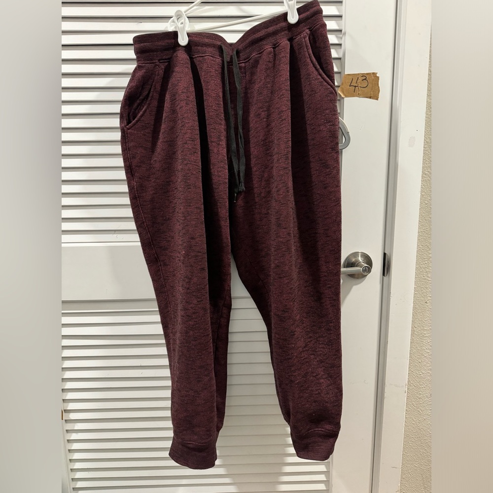 Men’s joggers faded glory size large